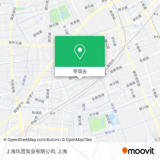 上海玖思实业有限公司地图