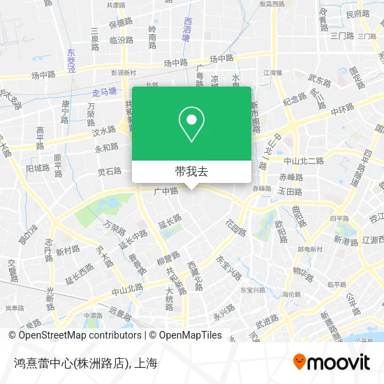 鸿熹蕾中心(株洲路店)地图