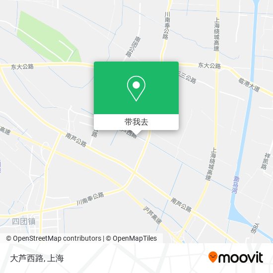 大芦西路地图