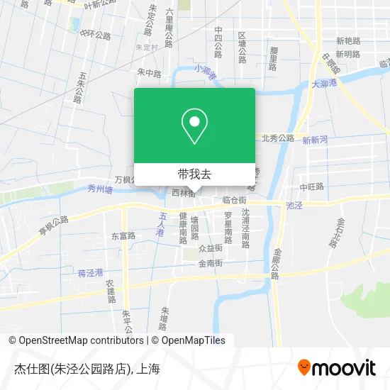 杰仕图(朱泾公园路店)地图
