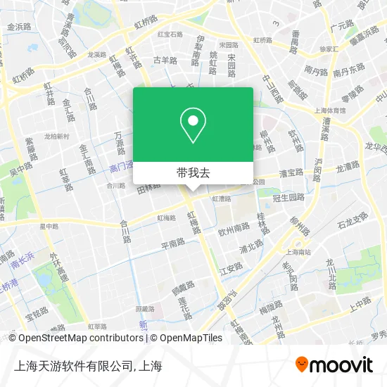 上海天游软件有限公司地图