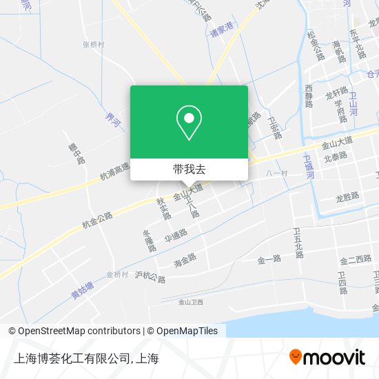 上海博荟化工有限公司地图