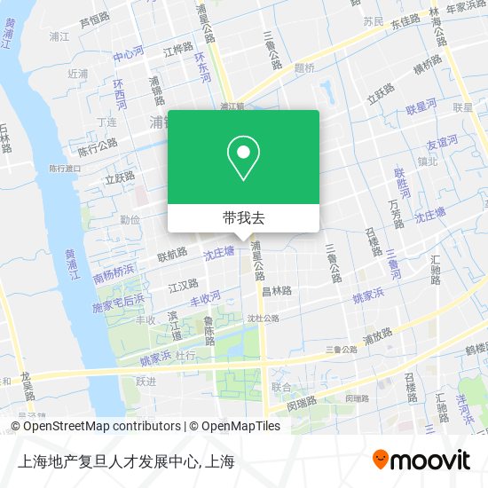 上海地产复旦人才发展中心地图