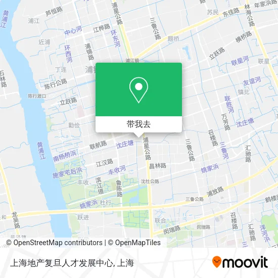 上海地产复旦人才发展中心地图