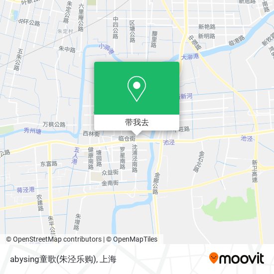 abysing童歌(朱泾乐购)地图