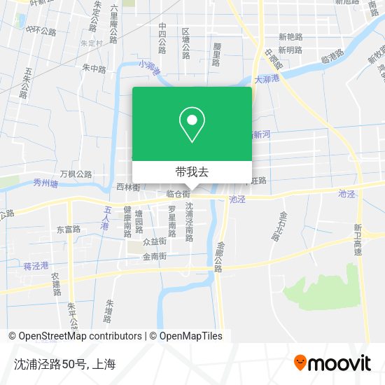 沈浦泾路50号地图