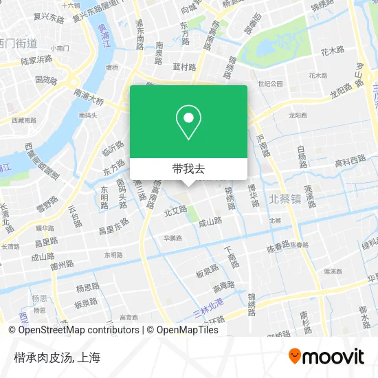 楷承肉皮汤地图