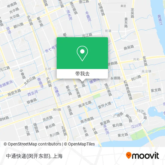 中通快递(闵开东部)地图