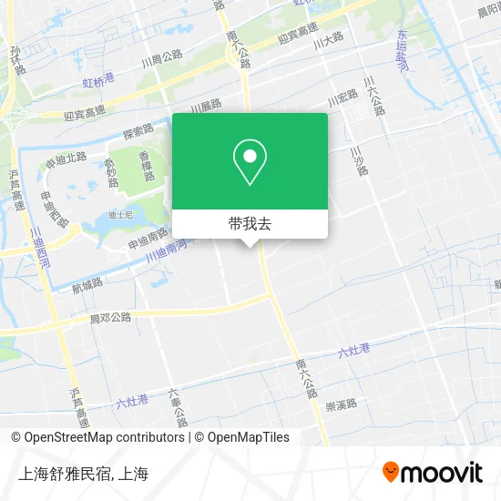 上海舒雅民宿地图