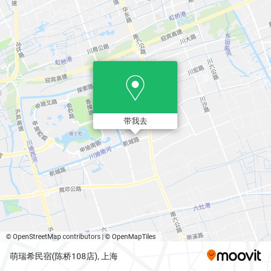 萌瑞希民宿(陈桥108店)地图