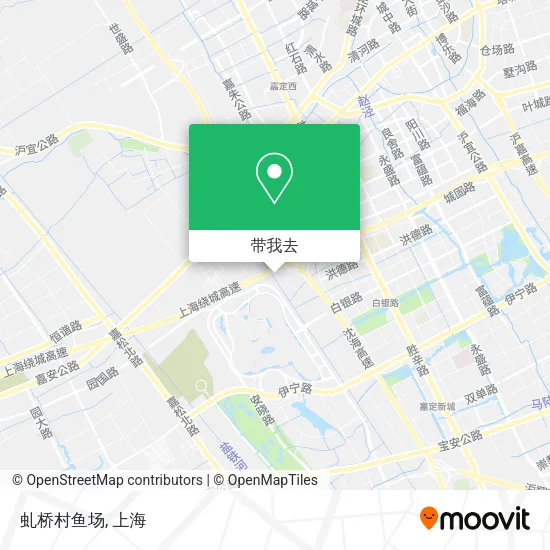 虬桥村鱼场地图
