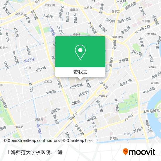 上海师范大学校医院地图