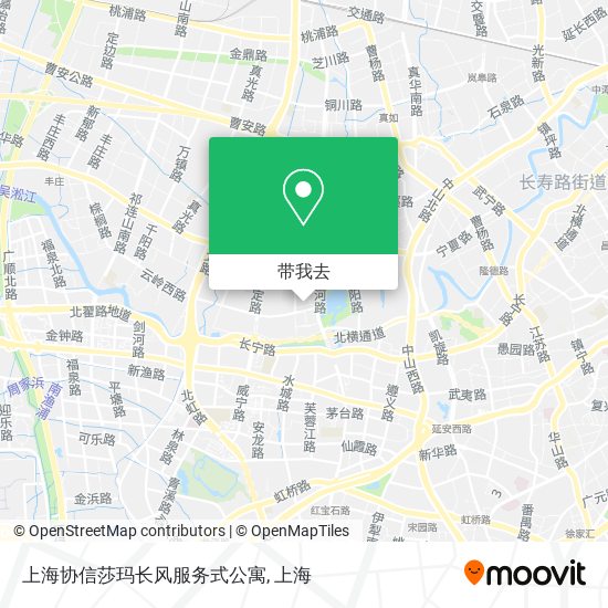 上海协信莎玛长风服务式公寓地图
