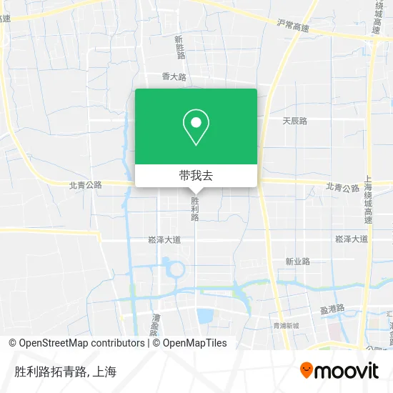 胜利路拓青路地图