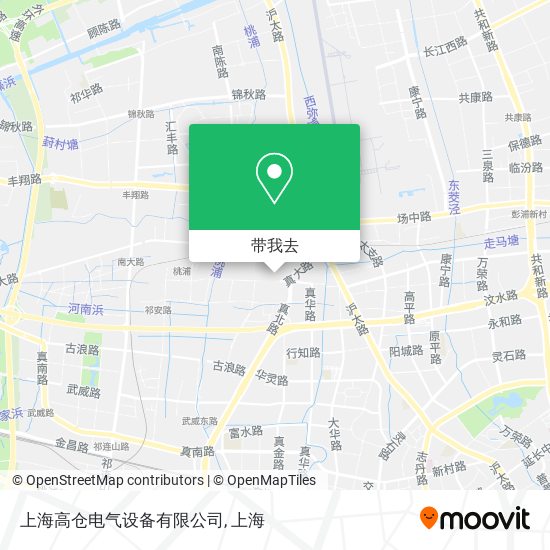 上海高仓电气设备有限公司地图