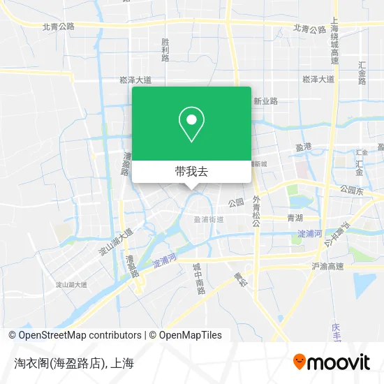 淘衣阁(海盈路店)地图