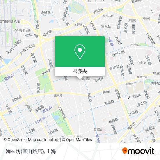 淘袜坊(宜山路店)地图