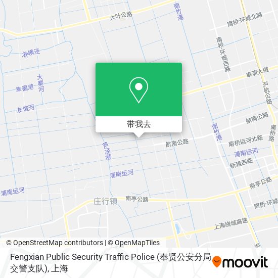 Fengxian Public Security Traffic Police (奉贤公安分局交警支队)地图