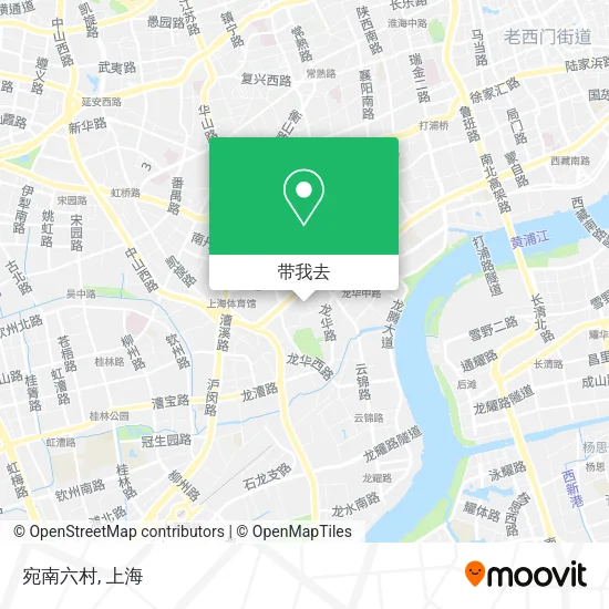 宛南六村地图