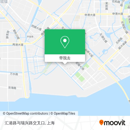 汇港路与瑞兴路交叉口地图