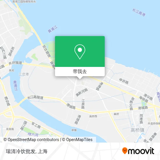 瑞清冷饮批发地图