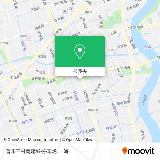 普乐三村商建城-停车场地图