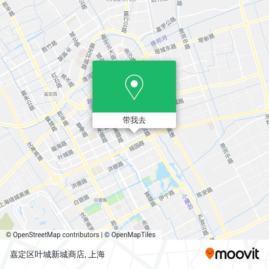 嘉定区叶城新城商店地图