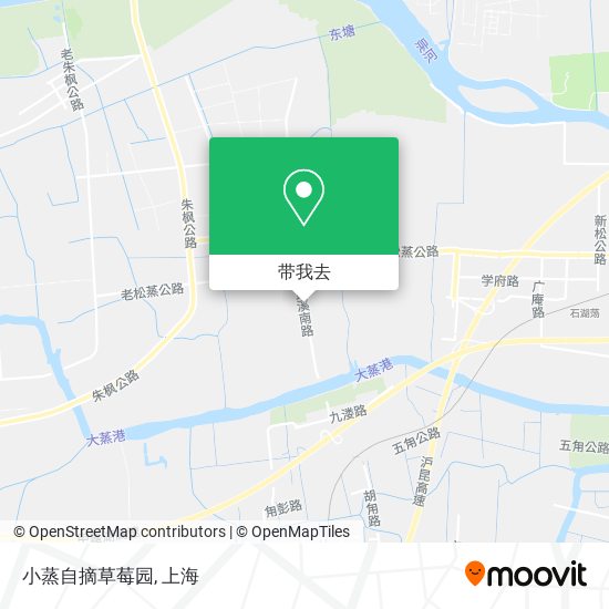 小蒸自摘草莓园地图