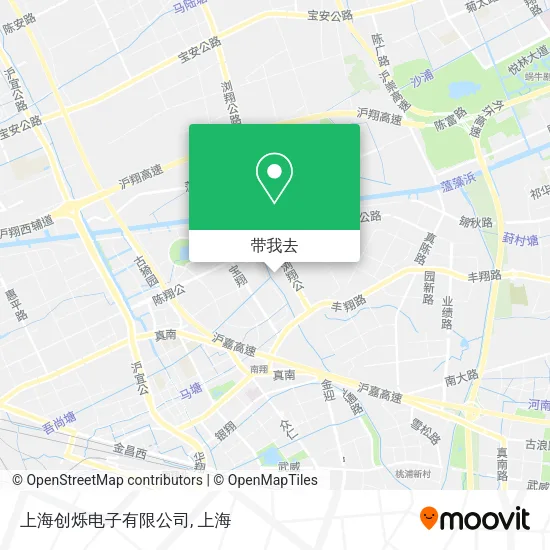 上海创烁电子有限公司地图