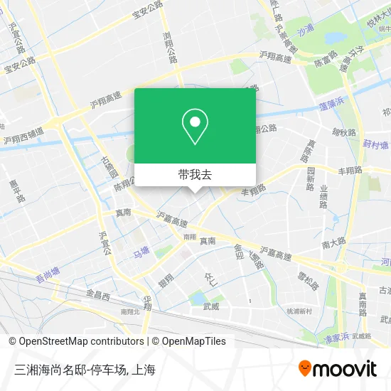 三湘海尚名邸-停车场地图
