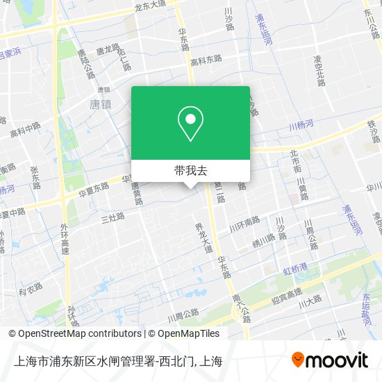 上海市浦东新区水闸管理署-西北门地图