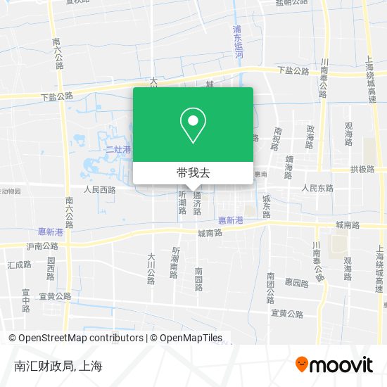 南汇财政局地图