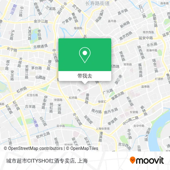 城市超市CITYSHO红酒专卖店地图