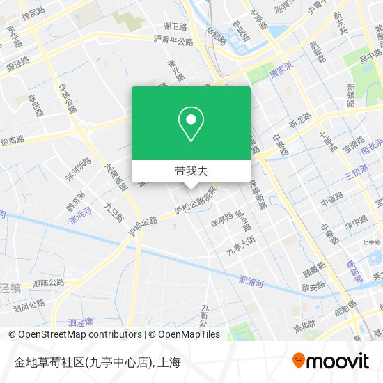 金地草莓社区(九亭中心店)地图