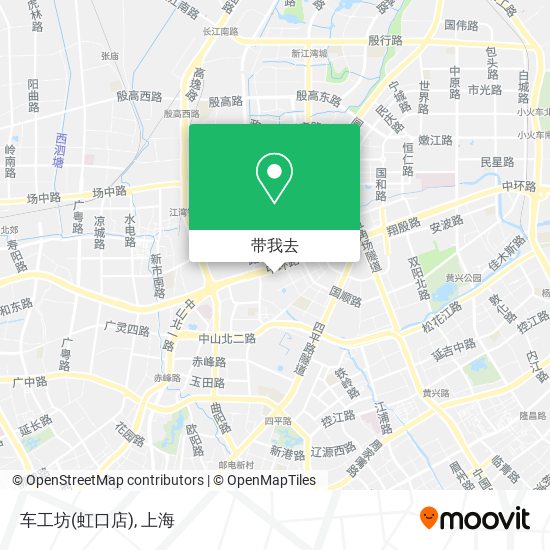 车工坊(虹口店)地图