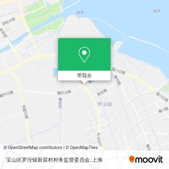 宝山区罗泾镇新苗村村务监督委员会地图
