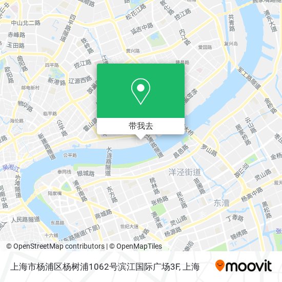 上海市杨浦区杨树浦1062号滨江国际广场3F地图