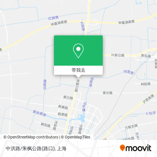 中洪路/朱枫公路(路口)地图