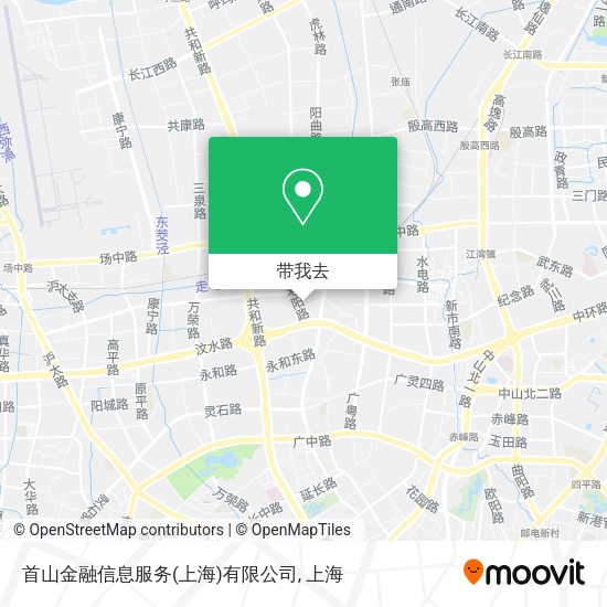首山金融信息服务(上海)有限公司地图