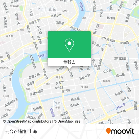 云台路辅路地图