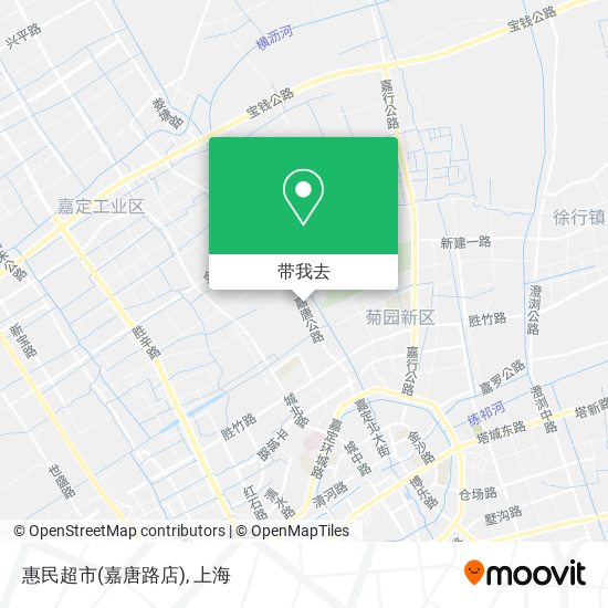 惠民超市(嘉唐路店)地图