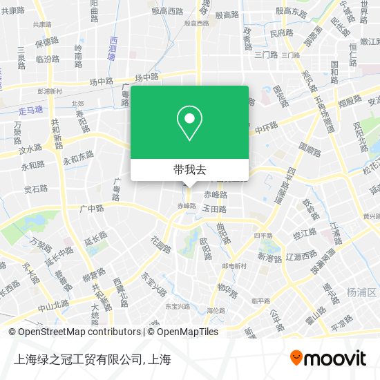 上海绿之冠工贸有限公司地图