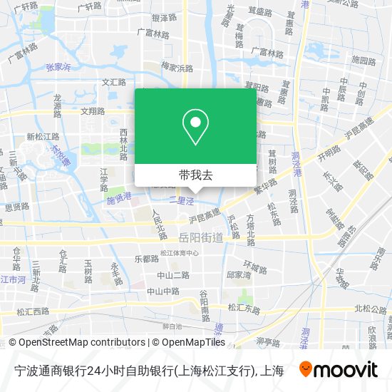 宁波通商银行24小时自助银行(上海松江支行)地图