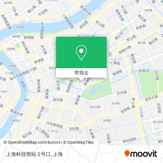 上海科技馆站-2号口地图