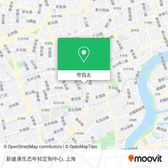 新健康生态年轻定制中心地图
