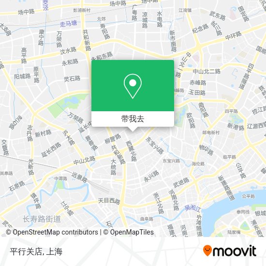平行关店地图