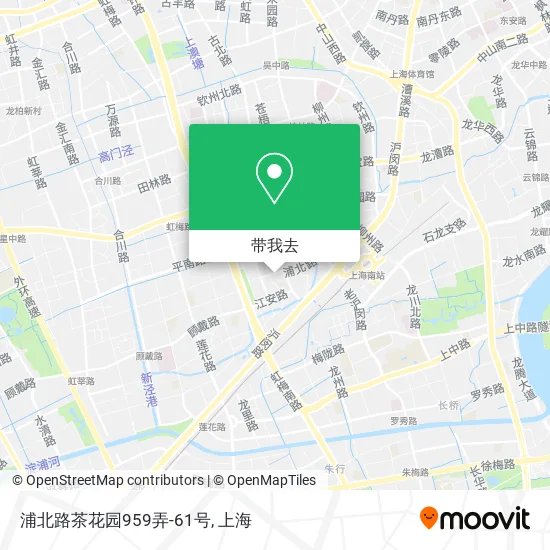 浦北路茶花园959弄-61号地图