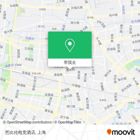 芭比伦电竞酒店地图