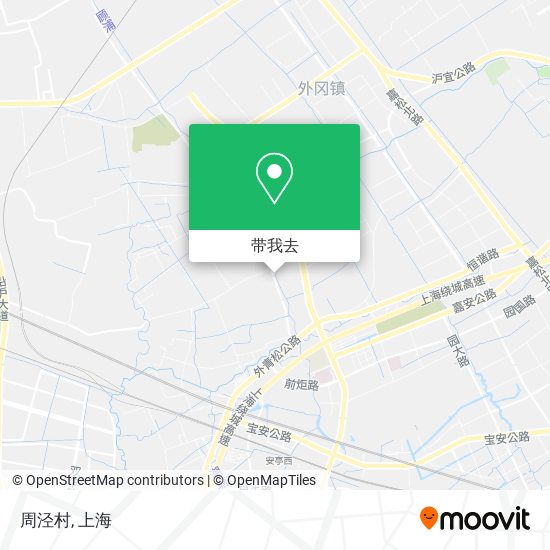 周泾村地图