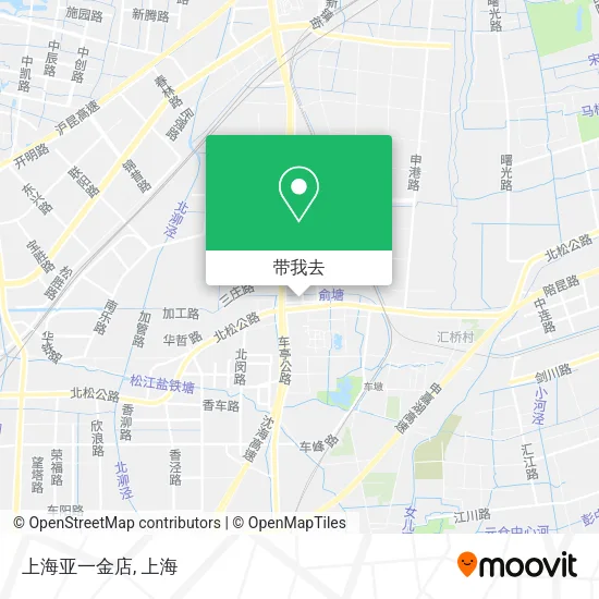 上海亚一金店地图